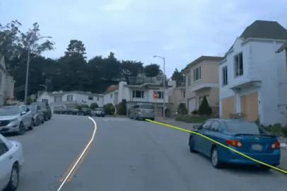 PersFormer 3D lane detection demonstration